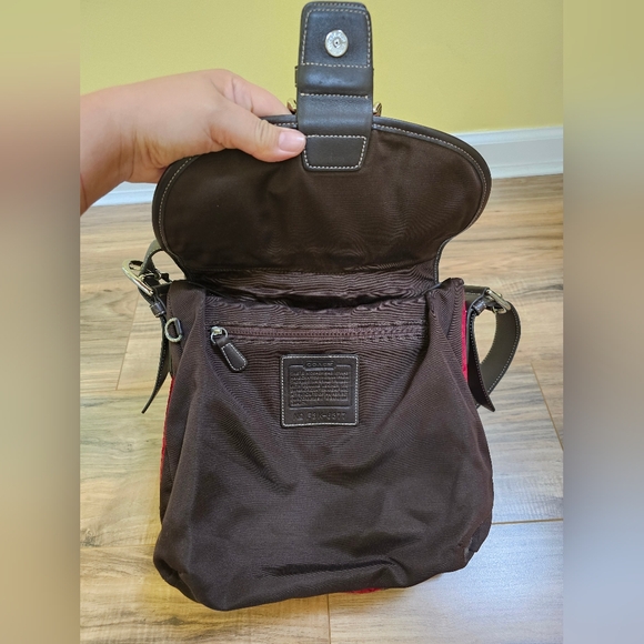 Coach Messenger Shoulder Bag Flap Jacquard Mini C Signature 6377 - Picture 9 of 17